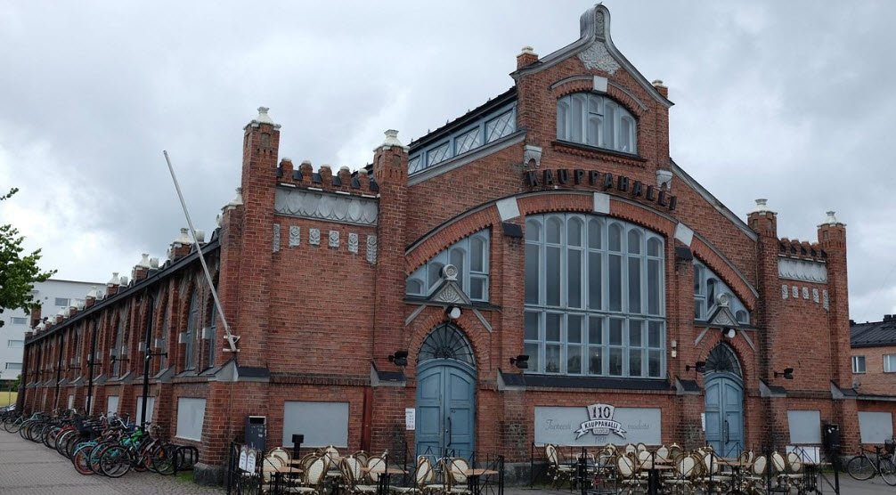 Oulu Market Hall, Oulu, Northern Finland, Finland